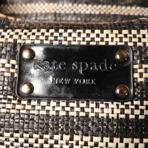 Kate Spade NY Stevie Shoulder Bag Woven Stripe Patent Leather REFURBISHED - Picture 4 of 16